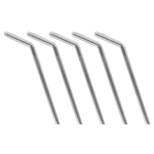 Reusable Bend Glass Drinking Thick Straws Wedding Party Transparent