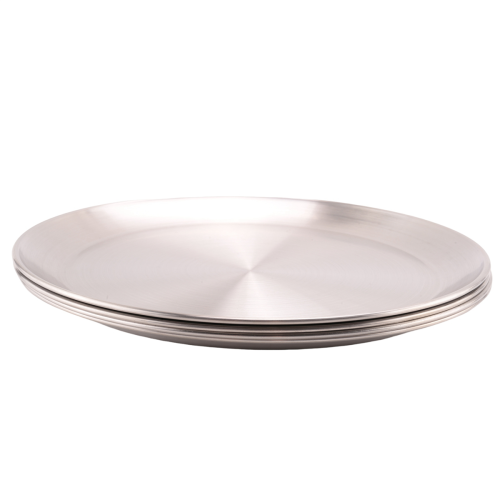 4 Pack 12 Inch Stainless Steel Pizza Baking Tray,for Baking Roasting 1
