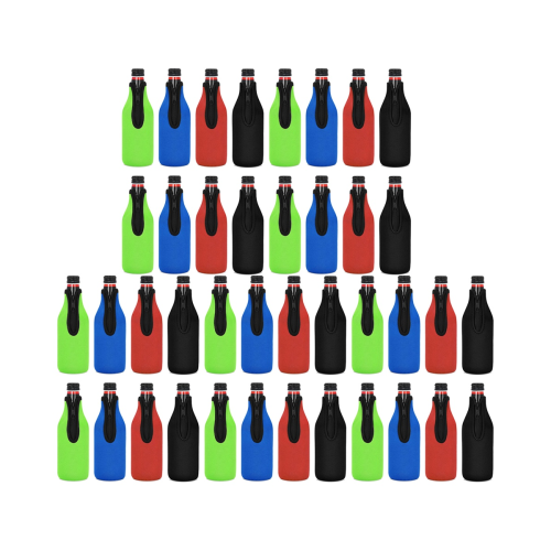 4 Pack Beer Bottle Insulator Sleeve Keep Drink Cold,Neoprene Cover 1