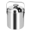 Stainless Steel Ice Square Container Double Walled 1.3L with Lid 3