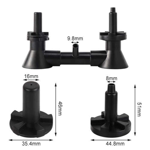 Double Head Beer Bottle Washer Cleaner with Kitchen Faucet Bar Tools 2