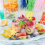 50Pcs Umbrellas for Drinks, Coconut Palm Tree Umbrella Toothpicks 7