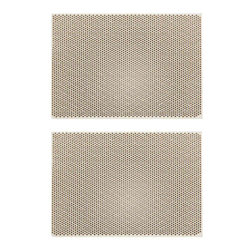 2X Ceramic Honeycomb Soldering Board Heating for Gas Stove Head