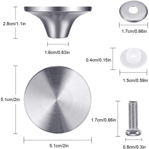 4 Sets Dutch Oven Knob Pot Lid Handle for , Aldi, Lodge 1