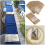 100Pc Burlap Lace Cutlery Pouch Tableware Knife Fork Holder Bag 3