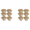 100Pc Burlap Lace Cutlery Pouch Tableware Knife Fork Holder Bag 1