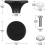 Dutch Oven Knob for Knob Replacement, Knob Bakelite 2 Sets 2