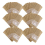 100Pc Burlap Lace Cutlery Pouch Tableware Knife Fork Holder Bag 2