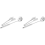 2 Pieces Stainless Steel Spaghetti Server Set,Pasta Spoon Server Fork 1
