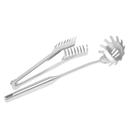 2 Pieces Stainless Steel Spaghetti Server Set,Pasta Spoon Server Fork 1