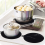 6 Pcs Induction Cooktop Mat Nonslip Silicone Heat Insulation Pad 6