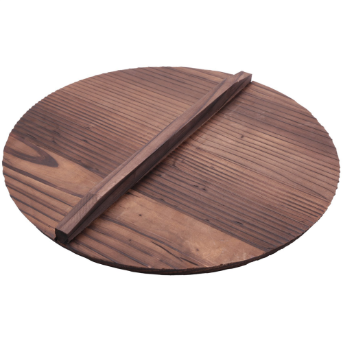 Kitchen Multi-Functional Wooden Pot Cover Handle Pan Lid 36cm 1