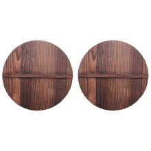 Kitchen Multi-Functional Wooden Pot Cover Handle Pan Lid 36cm