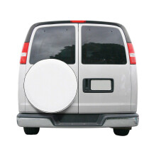 Classic Accessories Over Drive Custom Fit Spare Tire RV Cover Wheels 25.5"""" - 26.5"""" Diameter White