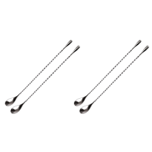 Mixing Spoon Stainless Steel Set of 2 Professional Cocktail Bar Tool