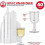 Clear Plastic Wine Glass Recyclable - Shatterproof Wine Goblet, 80Pcs 7