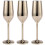 2Pcs/Set Shatterproof Stainless Champagne Glasses Brushed Drink Cup 1
