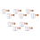 10PCS Transparent Glass with Wooden Handle, Creamer Pitcher. 100Ml 1