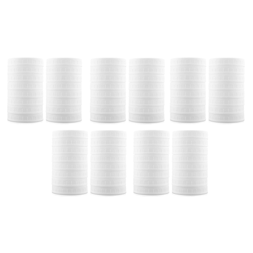 16 Pack Wide Mouth Jar Lids,Plastic Storage Caps for Jars