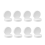 16 Pack Wide Mouth Jar Lids,Plastic Storage Caps for Jars 2
