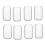 4 Pack Glass Juice Cup Beer Glass Shake Dessert Cup Mug, 400ML 1