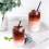 4 Pack Glass Juice Cup Beer Glass Shake Dessert Cup Mug, 400ML 5