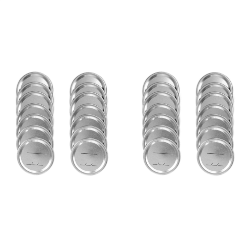 Canning Lids Regular Mouth for Ball/Kerr Jars, Silver, 14 PCS