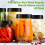 Jar Lids Plastic Storage Caps with Rubber Seal Plastic, 86 mm 3