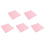 100 PCS checkered -Lebensmittelverpackungs-Papiere, Rot und 1