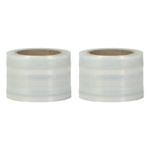 2X 3 CM Narrow Banding Stretch Wrap Film Clear, Shrink Film,200M
