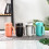 Ceramic Vacuum Flask Cup Leakproof Insulated with Handle 380Ml White 7