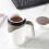 Ceramic Vacuum Flask Cup Leakproof Insulated with Handle 380Ml White 5