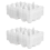72Pcs Egg Cartons Clear Plastic Egg Holder Storage Container,6 Grids 1