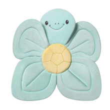 Cuscino da Bagno Nuby Turtle per Vasca o Lavandino, Tessuto Morbido e Facile da Asciugare, 0-6 Mesi, Turchese