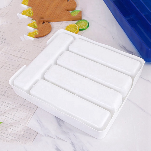 Drawer Tray Spoon Cutlery Separation Finishing Storage Box White 1
