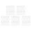 12 Pack Clear Bottles 120 Ml with Pump Cap, Reusable 1