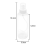 12 Pack Clear Bottles 120 Ml with Pump Cap, Reusable 3