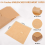 500Pcs Parchment Paper Baking Sheets, Inch Non-Stick,For Wrapping 6