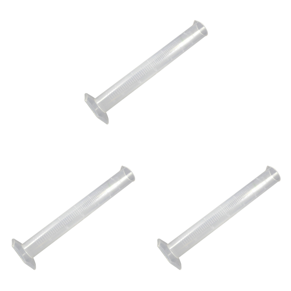 250mL White Plastic Liquid Measurement Graduated Cylinder for Lab Set-image-OPC-PJ8Z7KN-NEW