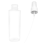 12 Pack Clear Bottles 120 Ml with Pump Cap, Reusable 2