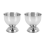 Egg Cup,Egg Tray Stainless Steel Boiled Egg Cups Holder (4 Packs) 2