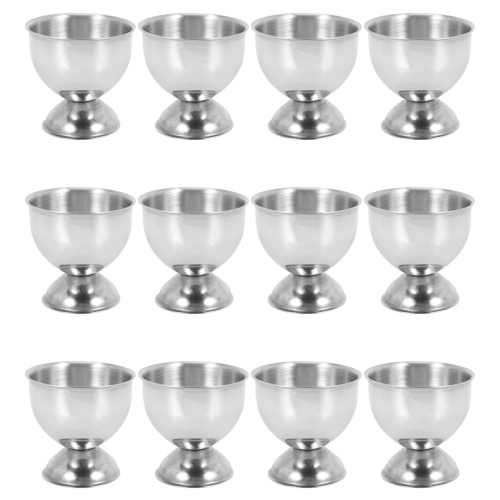 Egg Cup,Egg Tray Stainless Steel Boiled Egg Cups Holder (4 Packs)
