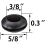 50 Pack Airlock Grommet, Fermenter Cover Ring for Jars 4
