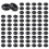 50 Pack Airlock Grommet, Fermenter Cover Ring for Jars 1