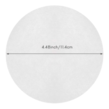 500Pcs 4.5- Antihaft-Runde Backpapier Mikrowelle Ofen Papier