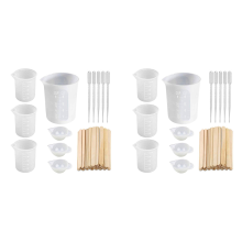 Silicone Measuring Cups for Epoxy Resin, Resin Casting Container
