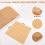 500Pcs Parchment Paper Baking Sheets, Inch Non-Stick,For Wrapping 4