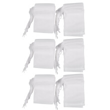 100 Pcs Disposable Empty Tea Bag String Heat Seal Filter Paper