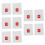 1000 Pcs5.5 X 7Cm Pyramid Tea Bag Filter Nylon Transparent Tea Bag 1