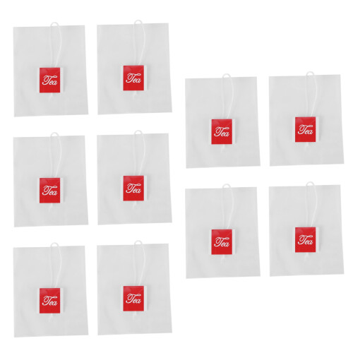 1000 Pcs5.5 X 7Cm Pyramid Tea Bag Filter Nylon Transparent Tea Bag